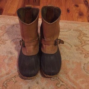 Size 10 slip on L.L. Bean boots